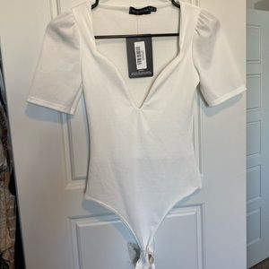 White wire bodysuit